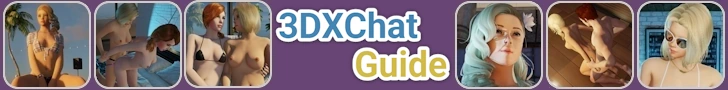 Banner with thumbnails from the 3DXChat game